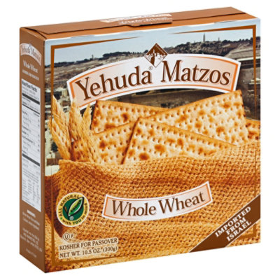 Yehuda Matzo Whole Wheat - 10.5 Oz - Image 1