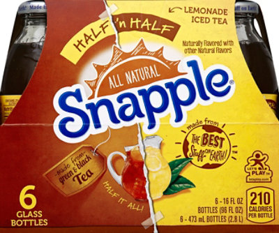 Snapple Iced Tea Half N Half Lemonade - 6-16 Fl. Oz. - Image 3