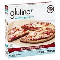 Glutino Pizza Brown Rice Crust Pepperoni Gluten Free Frozen - 6.2 Oz - Image 1