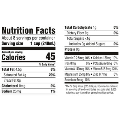 So Delicious Dairy Free UHT Unsweetened Vanilla Coconut Milk - 64 Fl. Oz. - Image 3
