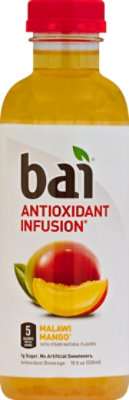 Bai Antioxidant Infusion Water Flavored Malawi Mango - 18 Fl. Oz. - Image 2