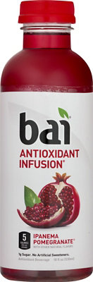 Bai Antioxidant Infusion Water Flavored Ipanema Pomegranate - 18 Fl. Oz. - Image 4