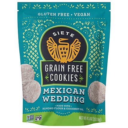 Siete Grain Free Mexican Wedding Cookies - 4.50 Oz. - Image 1