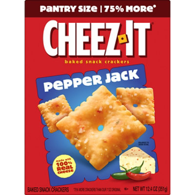 Cheez-It Cheese Crackers Pepper Jack Baked Snack Crackers - 12.4 Oz - Image 8