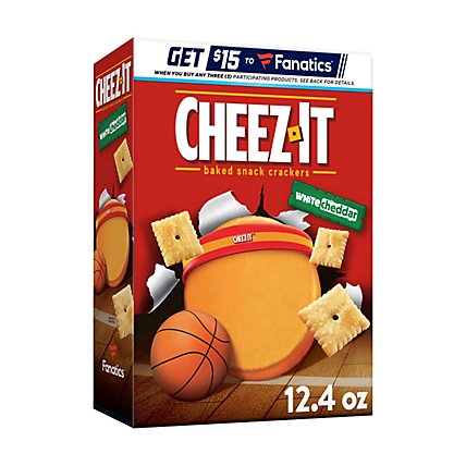 Cheez-It Baked Snack Cheese Crackers White Cheddar - 12.4 Oz - Image 2