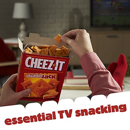 Cheez-It Cheese Crackers Baked Snack Cheddar Jack - 12.4 Oz - Image 3