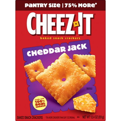 Cheez-It Cheese Crackers Baked Snack Cheddar Jack - 12.4 Oz - Image 8