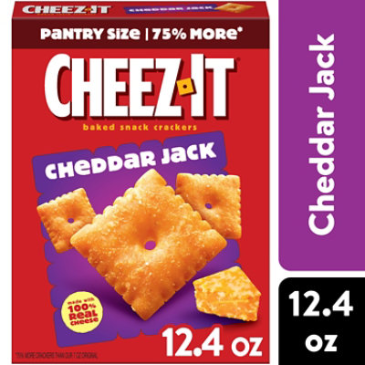 Cheez-It Cheese Crackers Baked Snack Cheddar Jack - 12.4 Oz - Image 1