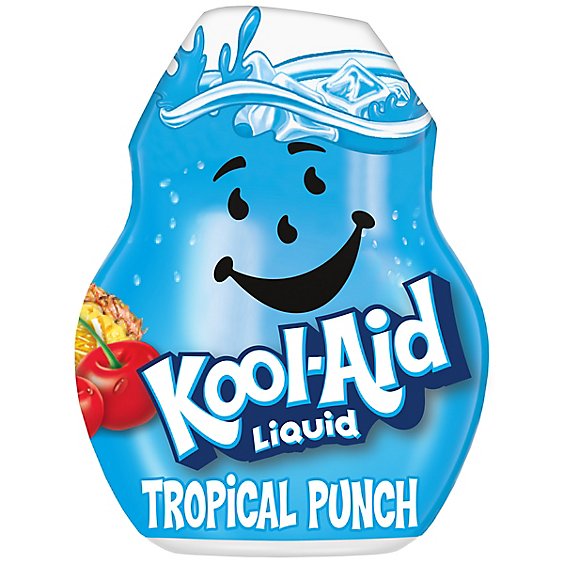 Kool-Aid Liquid Tropical Punch Naturally Flavored Soft Drink Mix Bottle - 1.62 Fl. Oz.