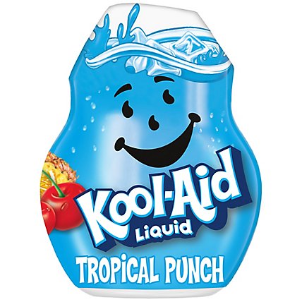 Kool-Aid Liquid Tropical Punch Naturally Flavored Soft Drink Mix Bottle - 1.62 Fl. Oz. - Image 1