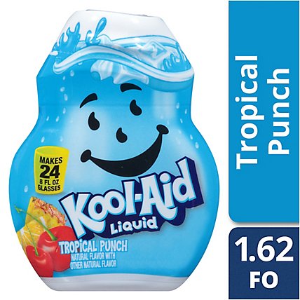 Kool-Aid Liquid Tropical Punch Naturally Flavored Soft Drink Mix Bottle - 1.62 Fl. Oz. - Image 3