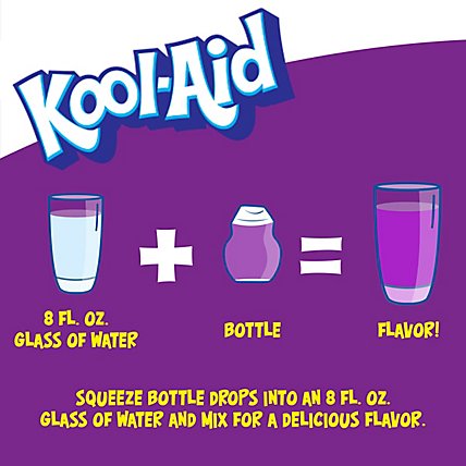 Kool-Aid Liquid Grape Artificially Flavored Soft Drink Mix Bottle - 1.62 Fl. Oz. - Image 2