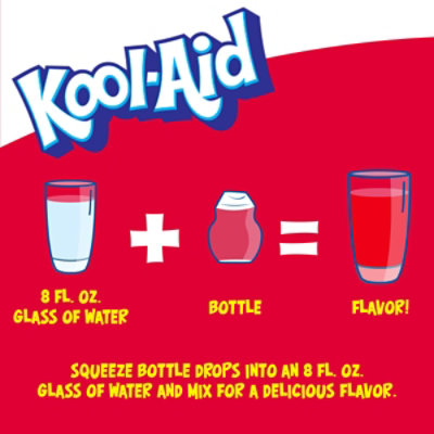 Kool-Aid Liquid Cherry Artificially Flavored Soft Drink Mix Bottle - 1.62 Fl. Oz. - Image 4