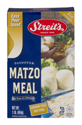 Streits Matzo Meal Passover - 1 Lb