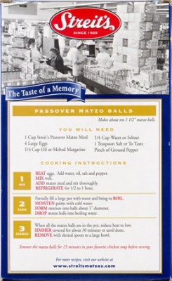 Streits Matzo Meal Passover - 1 Lb - Image 2