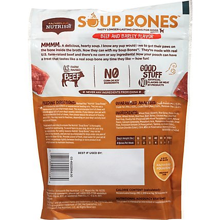 Rachael Ray Nutrish Chews for Dogs Beef & Barley Recipe Pouch 3 Count - 6.3 Oz - Image 5