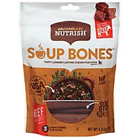 Rachael Ray Nutrish Chews for Dogs Beef & Barley Recipe Pouch 3 Count - 6.3 Oz - Image 1