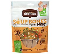 Rachael Ray Nutrish Chew Bones for Dogs Minis Chicken and Veggies Flavor 6 Count - 4.2 Oz