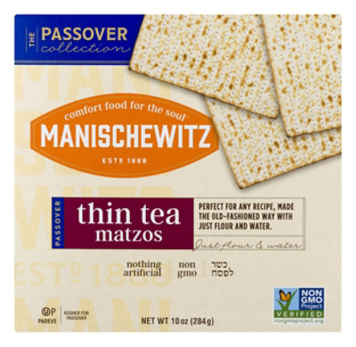 Manischewitz Passover Matzos Thin Tea - 9 Oz