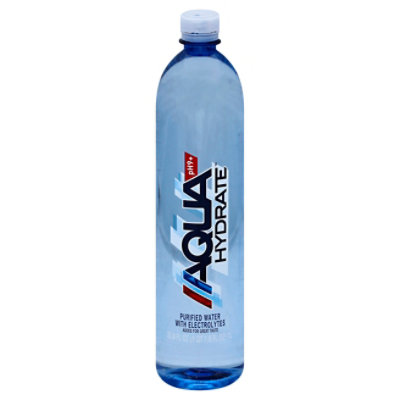 AQUAhydrate Enhanced Water with Electrolytes PH9+ - 1 Liter