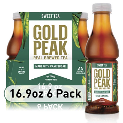 Gold Peak Sweetened Black Tea - 6-16.9 Fl. Oz. - Image 1