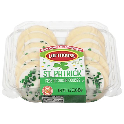 Cookie Frosted Sugar St Patricks Days White - Each - Image 1