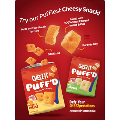 Cheez-It DUOZ Cheese Crackers Baked Snack Cheddar and Parmesan - 12.4 Oz - Image 8