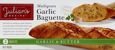 Julians Recipe Multigrain Garlic Baguette - 12 Oz - Image 2