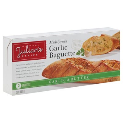 Julians Recipe Multigrain Garlic Baguette - 12 Oz - Image 1