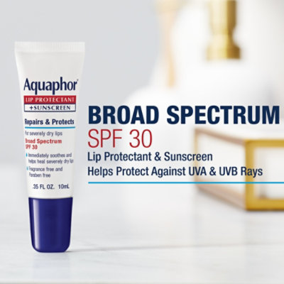 Aquaphor Lip Repair And Protect Broad Spectrum SPF 30 - 0.35 Fl. Oz. - Image 3