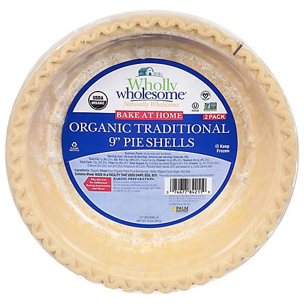 Wholly Wholesome Organic Pie Shells Traditional 9 Inch - 14 Oz - Image 3