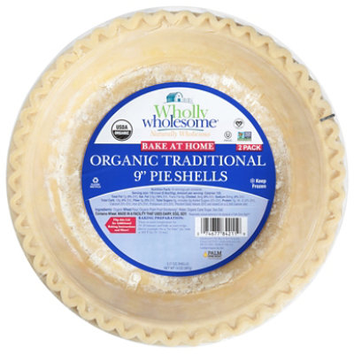 Wholly Wholesome Organic Pie Shells Traditional 9 Inch - 14 Oz - Image 3