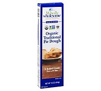 Wholly Wholesome Pie Dough Organic 9 Inch 2 Count - 16 Oz