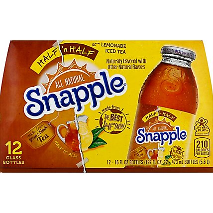 Snapple Iced Tea Half N Half Lemonade - 12-16 Fl. Oz. - Image 3