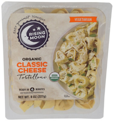 Rising Moon Organics Four Cheese Tortellini - 8 Oz - Image 1