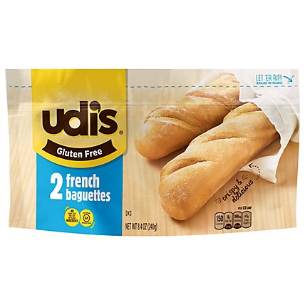 Udis Gluten Free French Baguettes - 8.5 Oz - Image 3