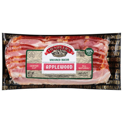 Hemplers Natural Uncured Applewood Smoked Bacon - 10 Oz