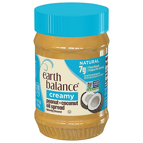 Earth Balance Spread Creamy Coconut & Peanut - 16 Oz