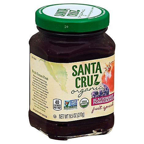 Santa Cruz Organic Fruit Spread Blackberry Pomegranate - 9.5 Oz
