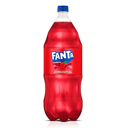 Fanta Soda Pop Strawberry Flavored - 2 Liter - Image 2