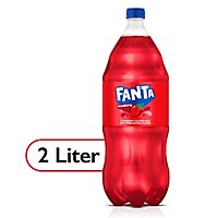 Fanta Soda Pop Strawberry Flavored - 2 Liter - Image 1