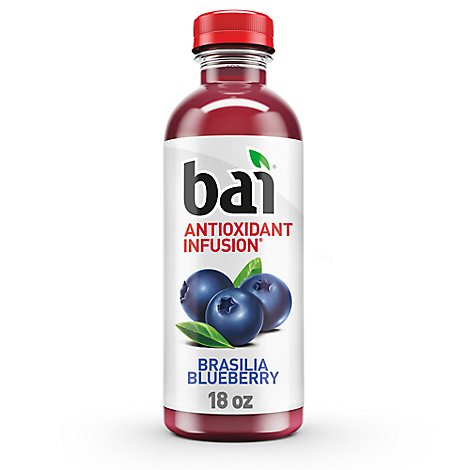 Bai Antioxidant Infusion Water Flavored Beverage Brasilia Blueberry - 18 Fl. Oz.