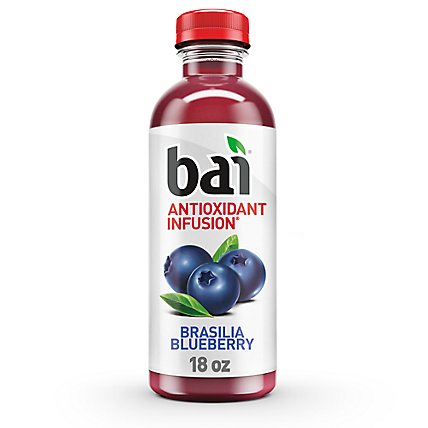 Bai Antioxidant Infusion Water Flavored Beverage Brasilia Blueberry - 18 Fl. Oz. - Image 1