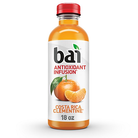 Bai Antioxidant Infusion Water Flavored Costa Rica Clementine - 18 Fl. Oz.