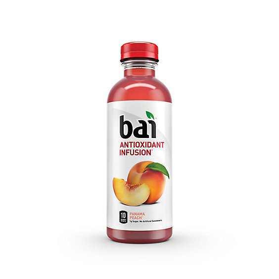 bai Antioxidant Infusion Beverage Panama Peach - 18 Fl. Oz.