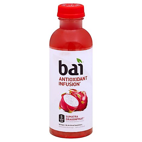 Bai Antioxidant Infusion Drink Sumatra Dragonfruit - 18 Fl. Oz.