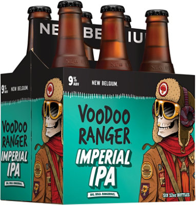 New Belgium Brewing Voodoo Ranger Imperial IPA Beer 9% ABV Bottles - 6-12 Fl. Oz. - Image 2