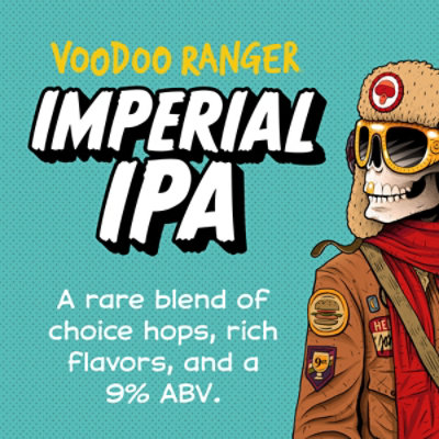 New Belgium Brewing Voodoo Ranger Imperial IPA Beer 9% ABV Bottles - 6-12 Fl. Oz. - Image 4