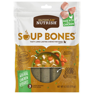 Rachael Ray Nutrish Chew Bones for Dogs Chicken and Veggies Flavor 3 Count - 6.3 Oz - Image 2