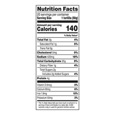 Mission Super Soft Flour Tortillas Soft Taco Size - 20 Count - Image 3